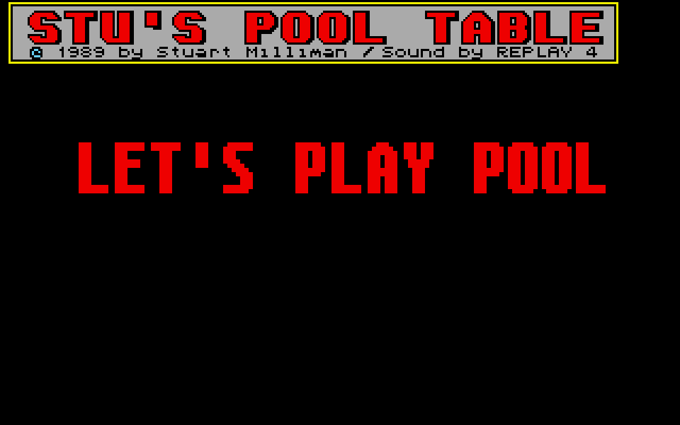 Stu's Pool Table — screenshot 1